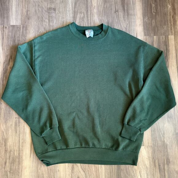 Vintage Sun Faded Gradient Sweatshirt Mens Size L Forest Green 1990s - Picture 4 of 6